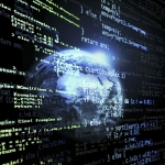 data in front of earth