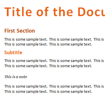 Branding your Document Template